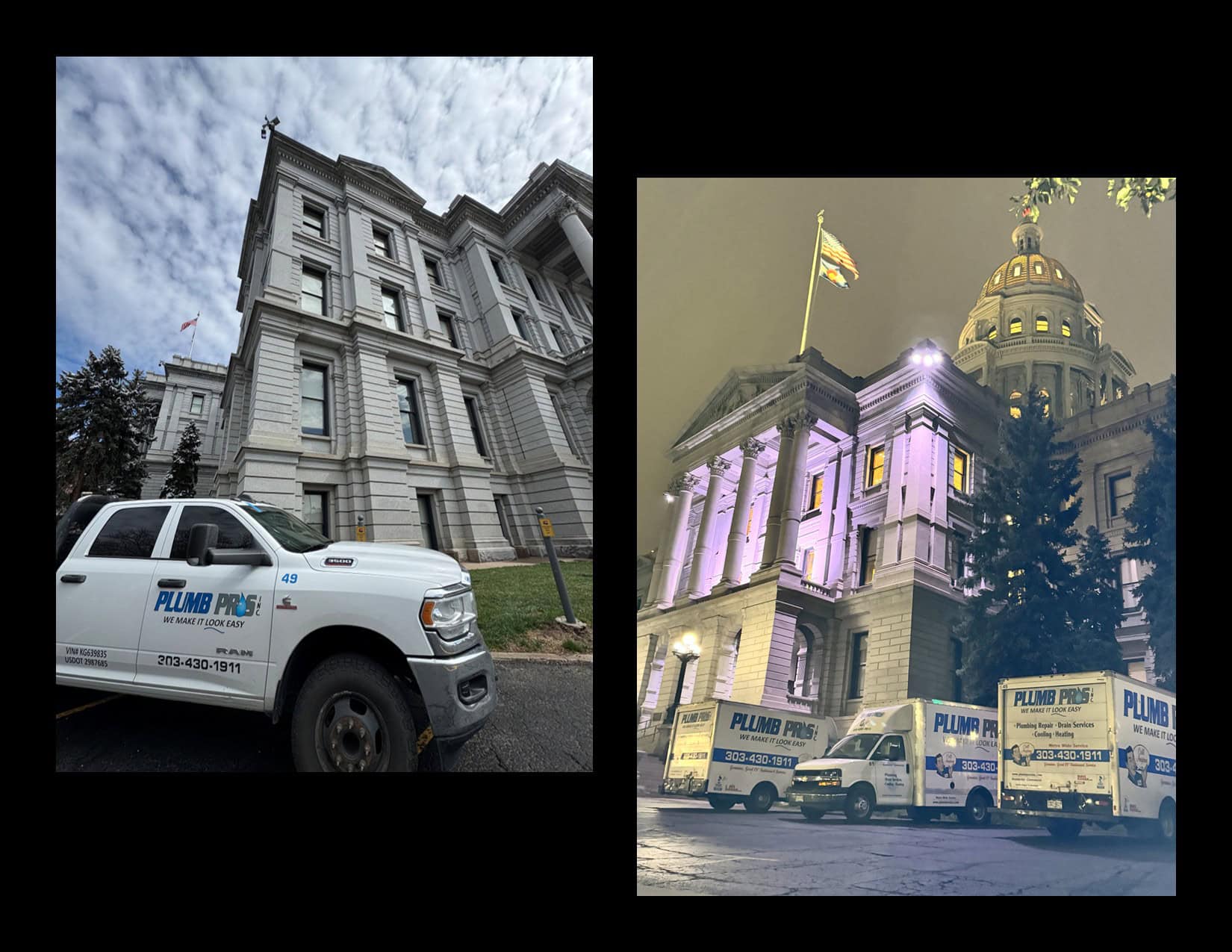 Plumb Pros busy saving the State Capital after a sewer line break. Worked all day & night! (2) Plumb Pros busy saving the State Capital after a sewer line break. Worked all day & night! (2)