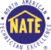 NATE logo.
